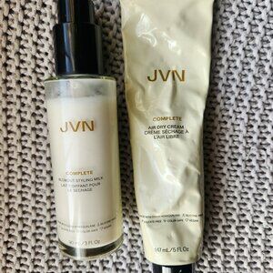 JVN Complete Blowout Styling Milk & Complete Air Dry Cream (used)